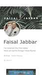 Mobile Screenshot of faisaljabbar.com