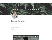 Tablet Screenshot of faisaljabbar.com